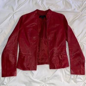 Sienna Studio Vintage Red Leather Jacket
